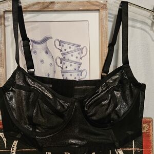 Torrid Black Shimmer Bra